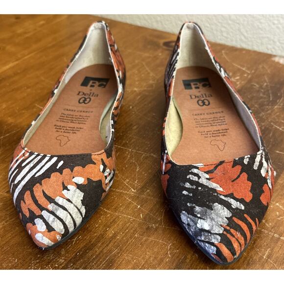 NEW BC DELLA Size 7 Flats Shoes Ballet Slip On Pointed Toe - Picture 3 of 8